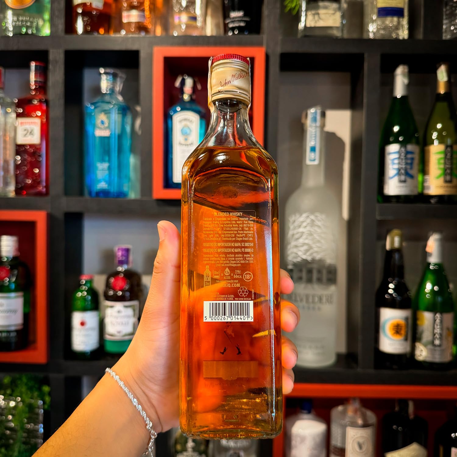Johnnie Walker Whisky Red Label 500ml 6 Unidades | Amazon.com.br